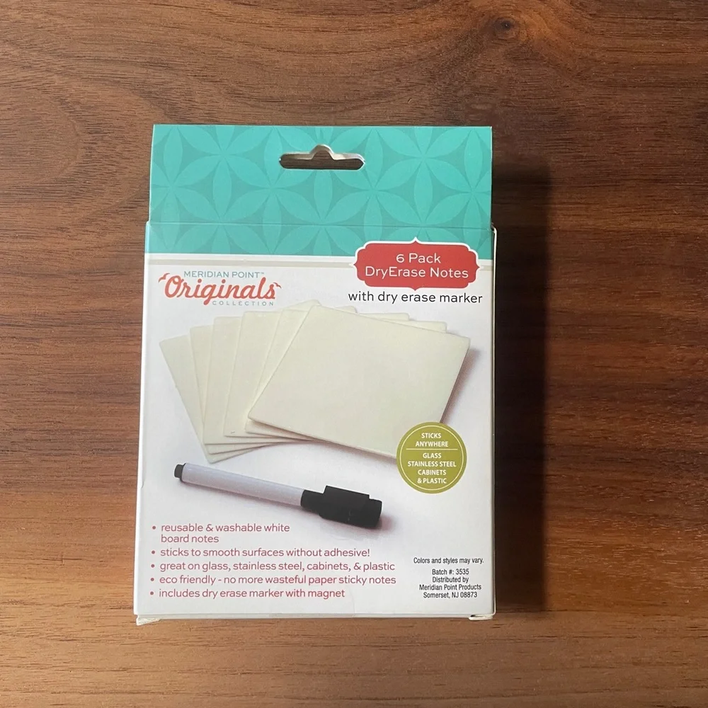 ⭐️ $20 - TARGET REUSEABLE DRY ERASE POST IT NOTES WITH MARKER (6 PACK) - NWT